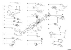 attrezzi di servizio dell'officina, motore