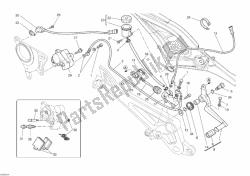 Rear brake system