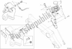 Rear brake system