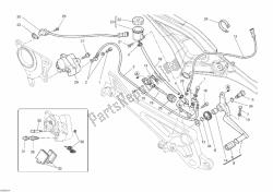 Rear brake system