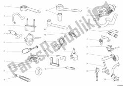 attrezzi di servizio dell'officina, motore