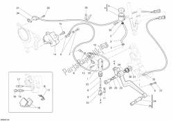 Rear brake system