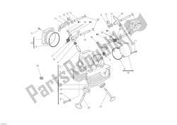 Vertical cylinder head