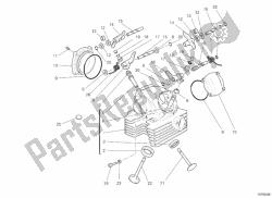 Vertical cylinder head