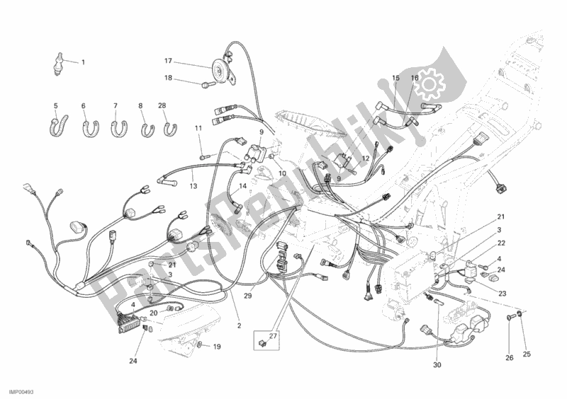 Todas las partes para Arnés De Cableado de Ducati Multistrada 1100 2008