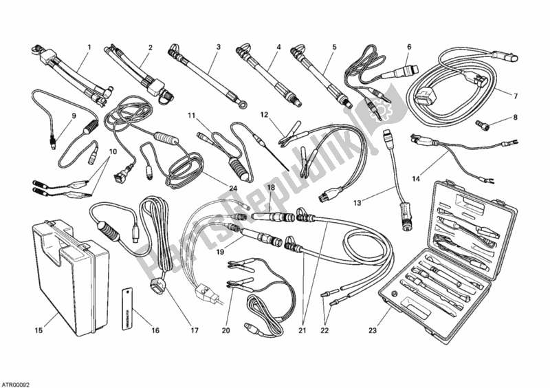 Todas las partes para Instrumento De Control De Presión de Ducati Multistrada 1100 2009