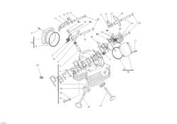 Vertical cylinder head