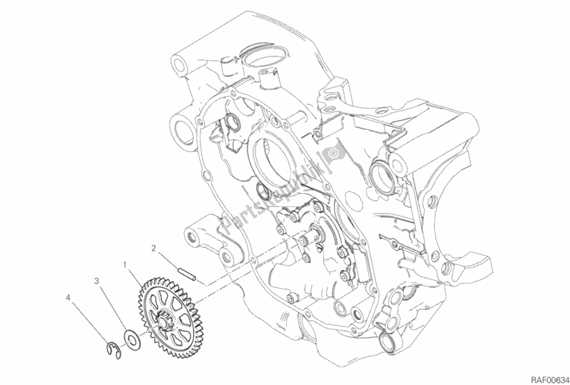 Alle onderdelen voor de Oliepomp van de Ducati Scrambler 1100 2018