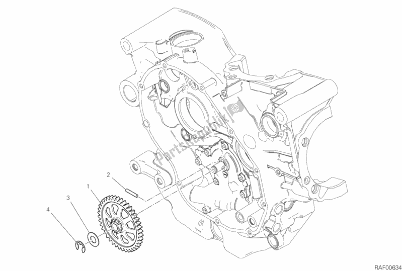 Tutte le parti per il Pompa Dell'olio del Ducati Scrambler 1100 2018