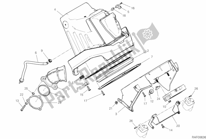 Todas las partes para Toma De Aire - Respiradero De Aceite de Ducati Scrambler 1100 2019