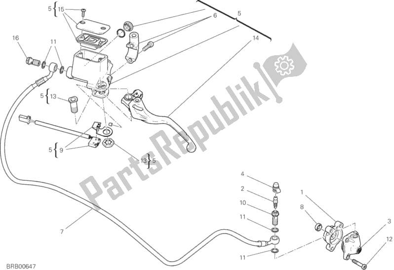 Tutte le parti per il Controllo Della Frizione del Ducati Scrambler 1100 2019