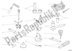 herramientas de servicio de taller, motor ii