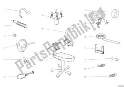 strumenti di servizio per officina, motore i