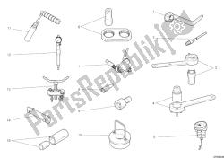 herramientas de servicio de taller, motor ii