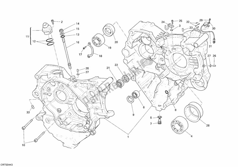 Tutte le parti per il Carter del Ducati Superbike 1198 2009