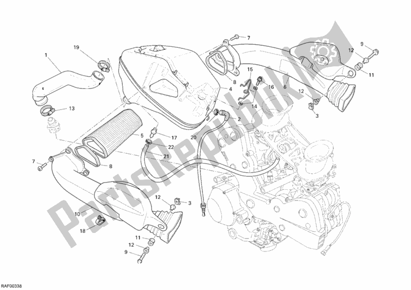 Todas las partes para Consumo de Ducati Superbike 1198 2009