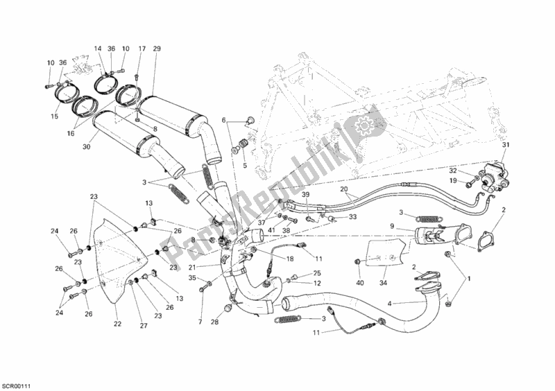 Todas las partes para Sistema De Escape de Ducati Superbike 1198 2010