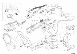 Rear brake system