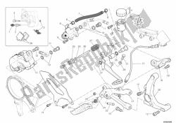 Rear brake system