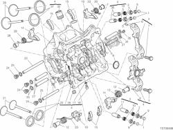 Horizontal cylinder head