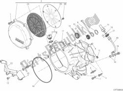 embrague - tapa del cárter lateral