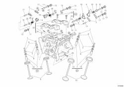 Vertical cylinder head