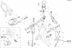 Rear brake system