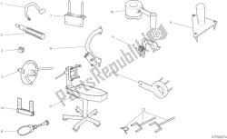 001 - ferramentas de serviço de oficina, motor