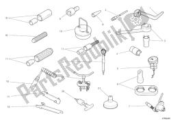 herramientas de servicio de taller, motor ii