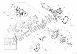 HUB, REAR WHEEL