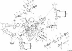 Horizontal cylinder head