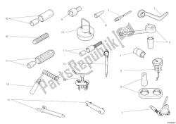 herramientas de servicio de taller, motor ii