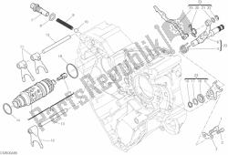 came de changement de vitesse - fourche