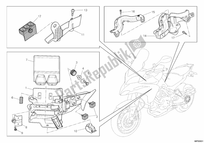 Todas las partes para Unidad De Control Del Motor de Ducati Multistrada 1200 2011