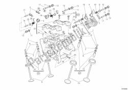 Vertical cylinder head