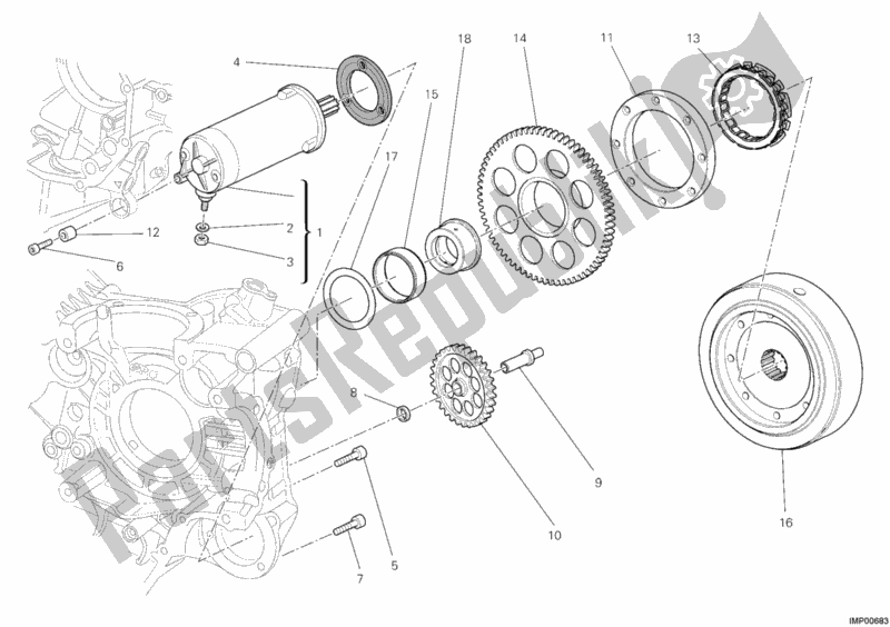Wszystkie części do Rozruch Elektryczny I Zap? On Ducati Monster 1200 2014
