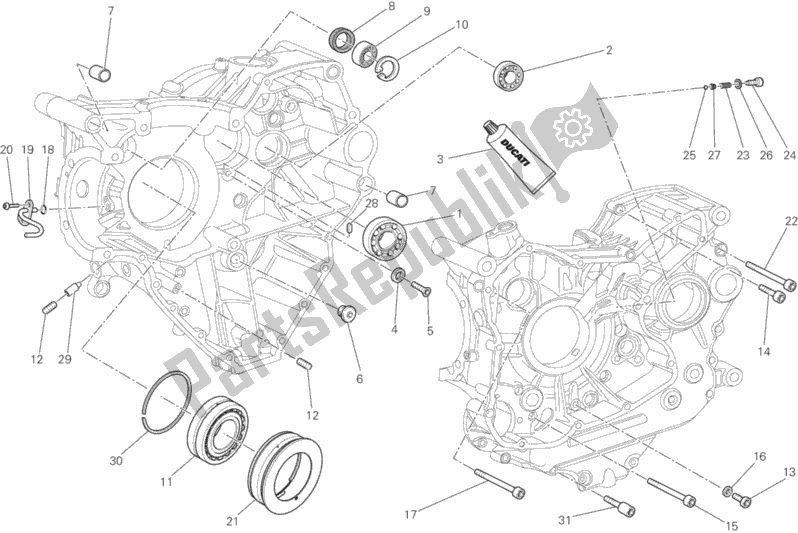 Todas las partes para 10a - Par De Semicárter de Ducati Monster 1200 2015