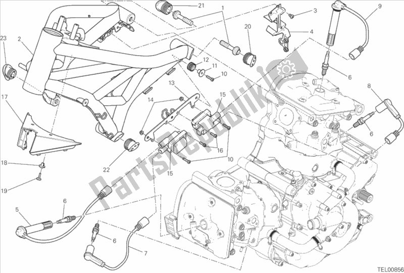 Todas las partes para Marco de Ducati Monster 1200 2016