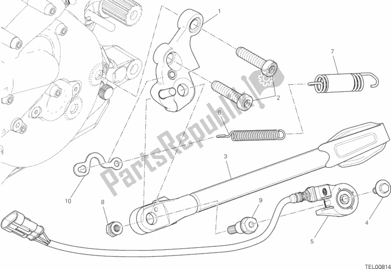 Todas las partes para Costado de Ducati Monster 1200 2016