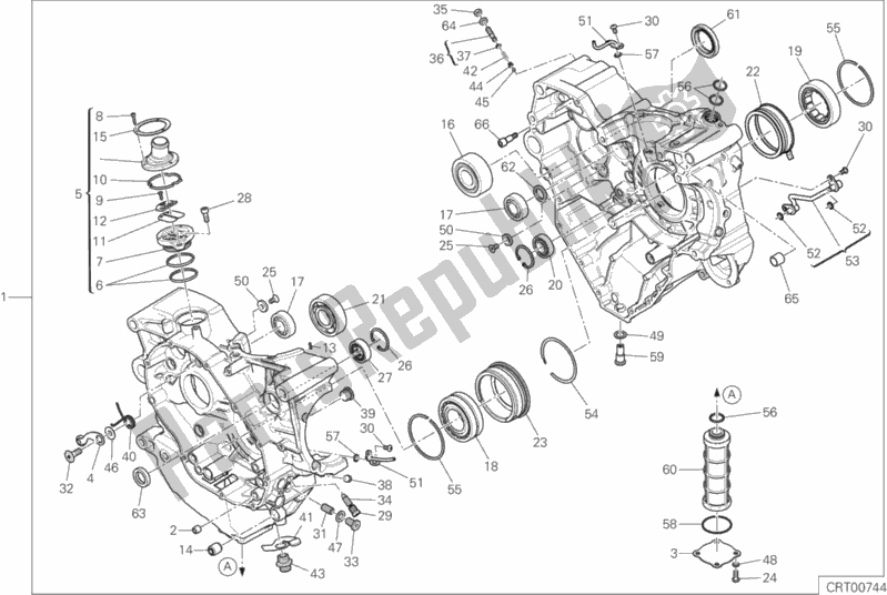 Todas las partes para 010 - Pareja De Semicárter de Ducati Monster 1200 2019