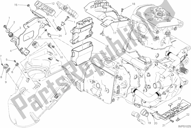 Todas las partes para Unidad De Control Del Motor de Ducati Monster 1200 2020