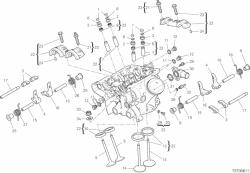 Vertical cylinder head