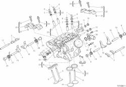 Vertical cylinder head