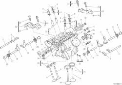 Vertical cylinder head