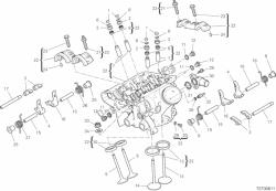 Vertical cylinder head