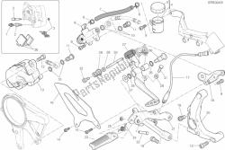 Rear brake system