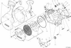 tapa del cárter del lado del embrague (japonés)