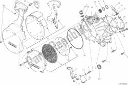 tampa do cárter do lado da embreagem (japonês)