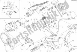 Rear brake system