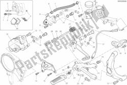 Rear brake system